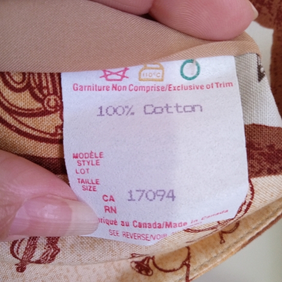 Vintage Cinnamon Sea Musical themed Blazer 100% cotton - Picture 7 of 11